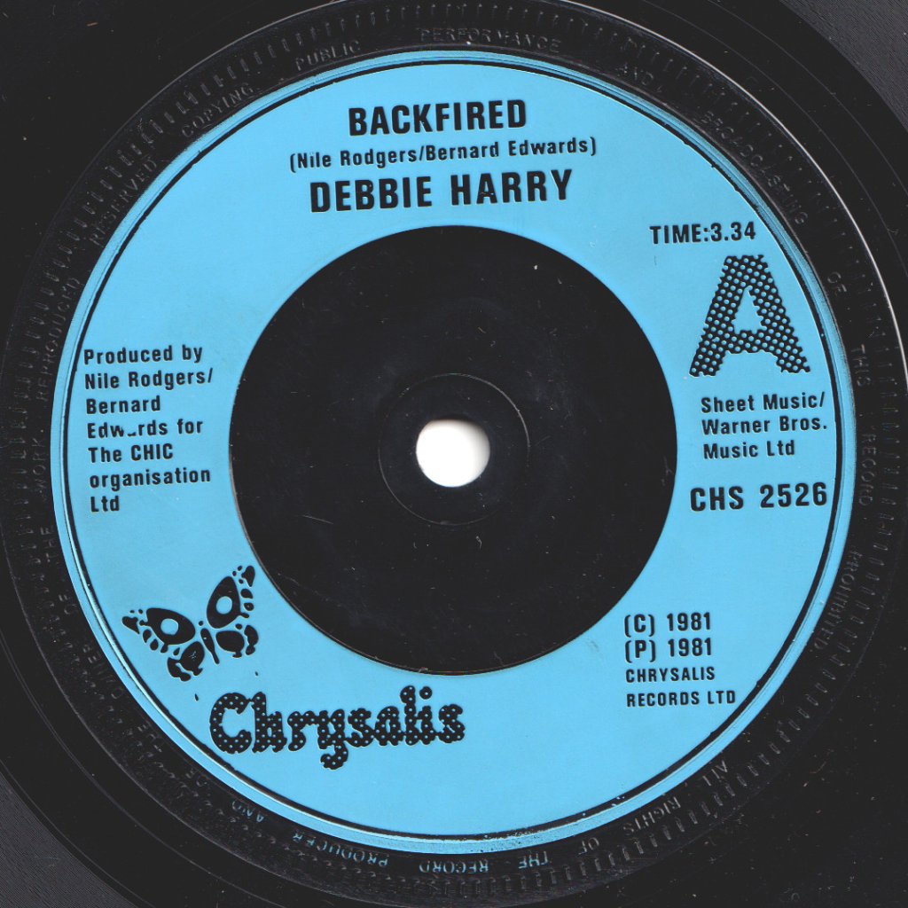 Debbie Harry - Backfired - 7 Inch