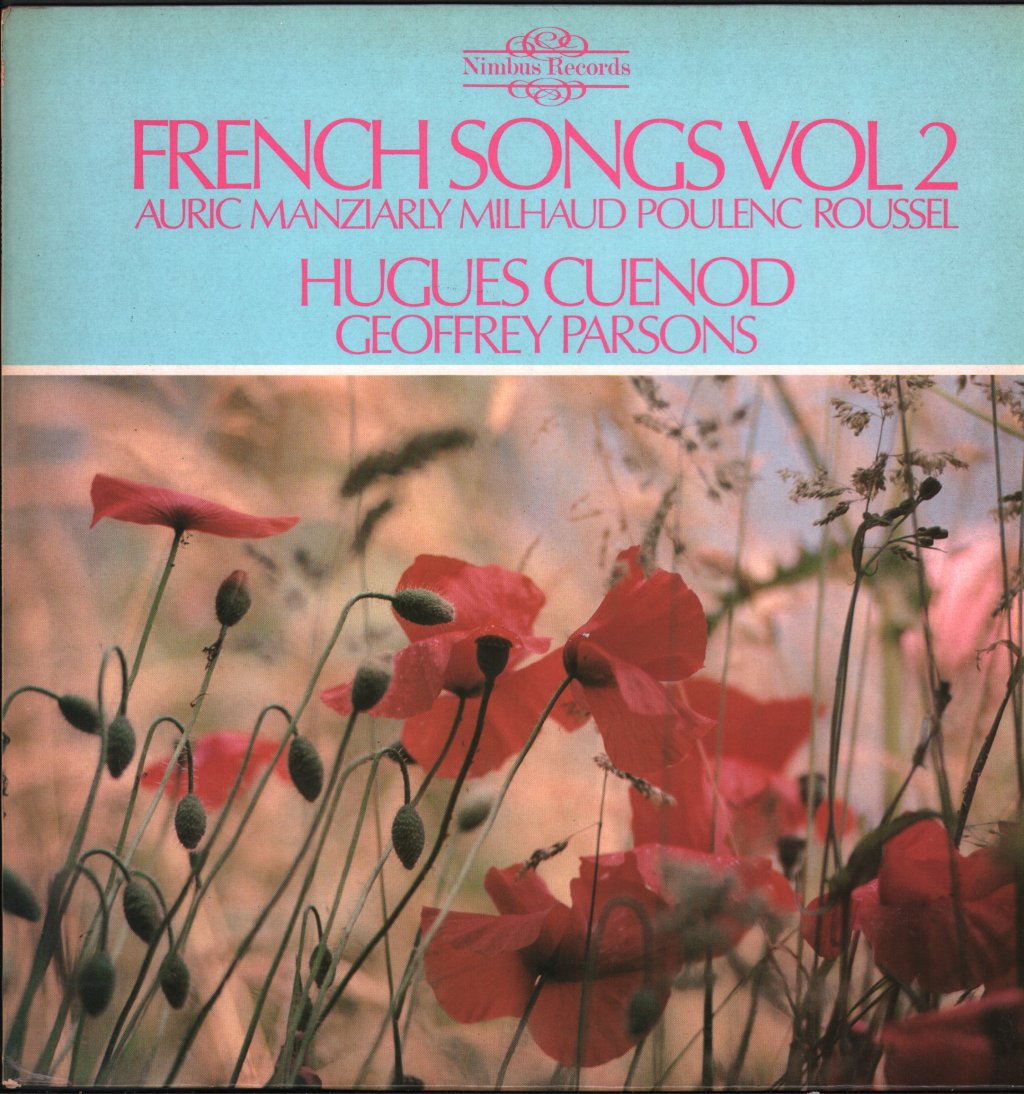 Hugues Cuenod / Geoffrey Parsons - French Songs Vol 2 - Lp