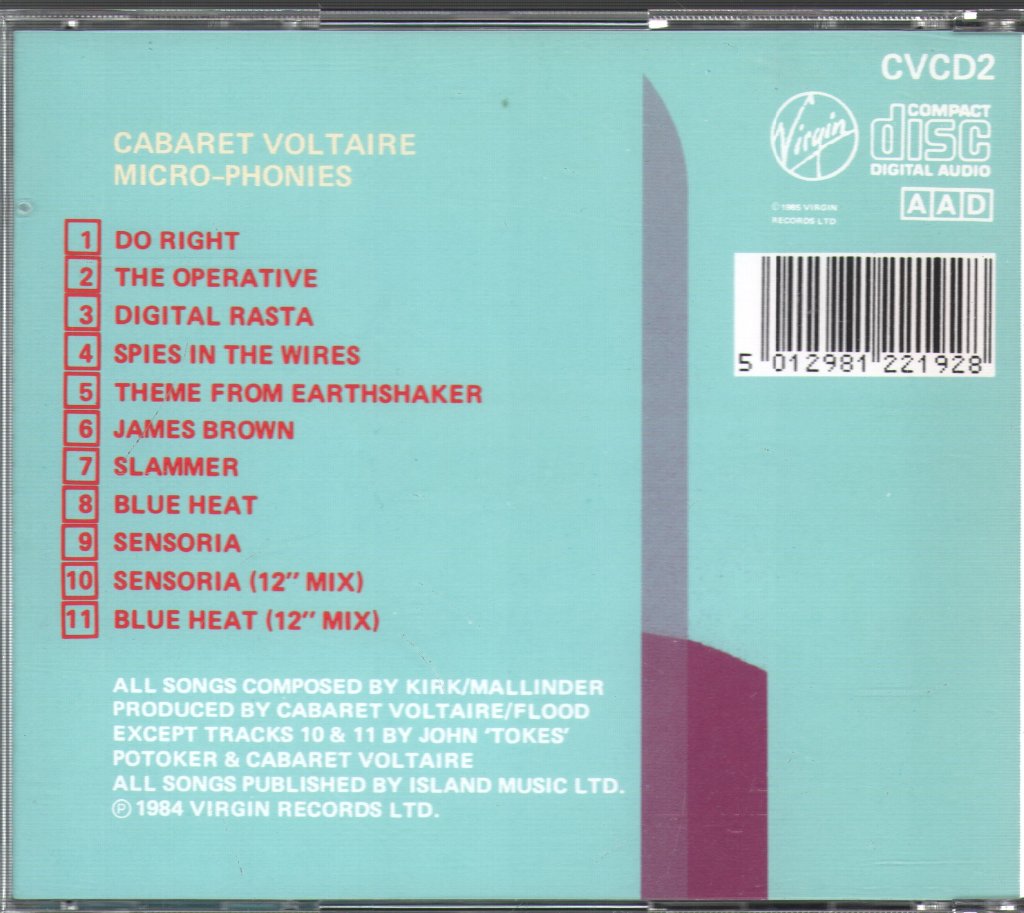 Cabaret Voltaire - Micro-Phonies - Cd