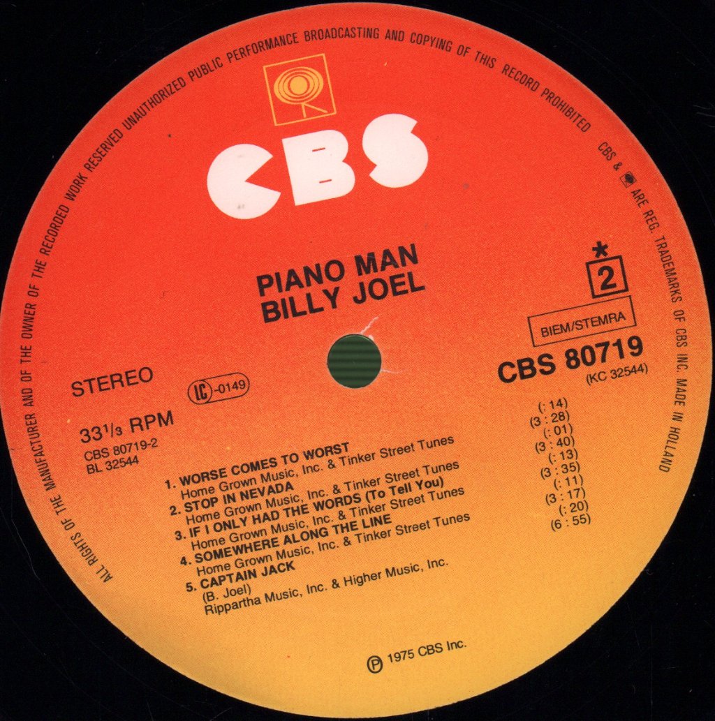 Billy Joel - Piano Man - Lp