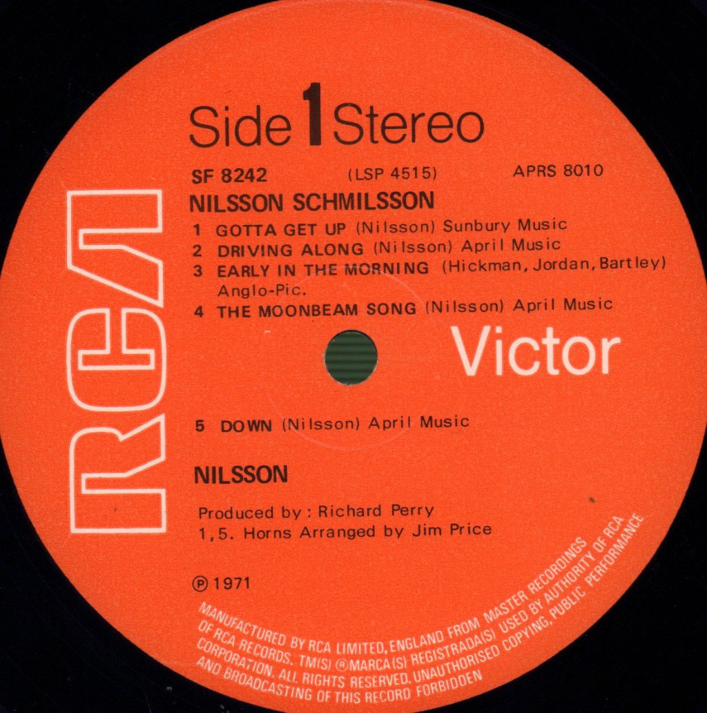 Harry Nilsson - Nilsson Schmilsson - Lp