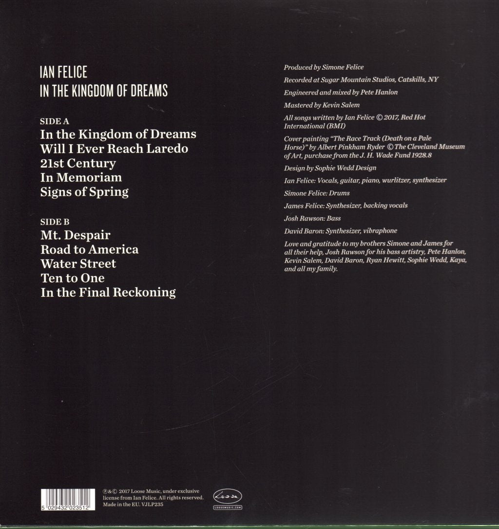 Ian Felice - In The Kingdom Of Dreams - Lp