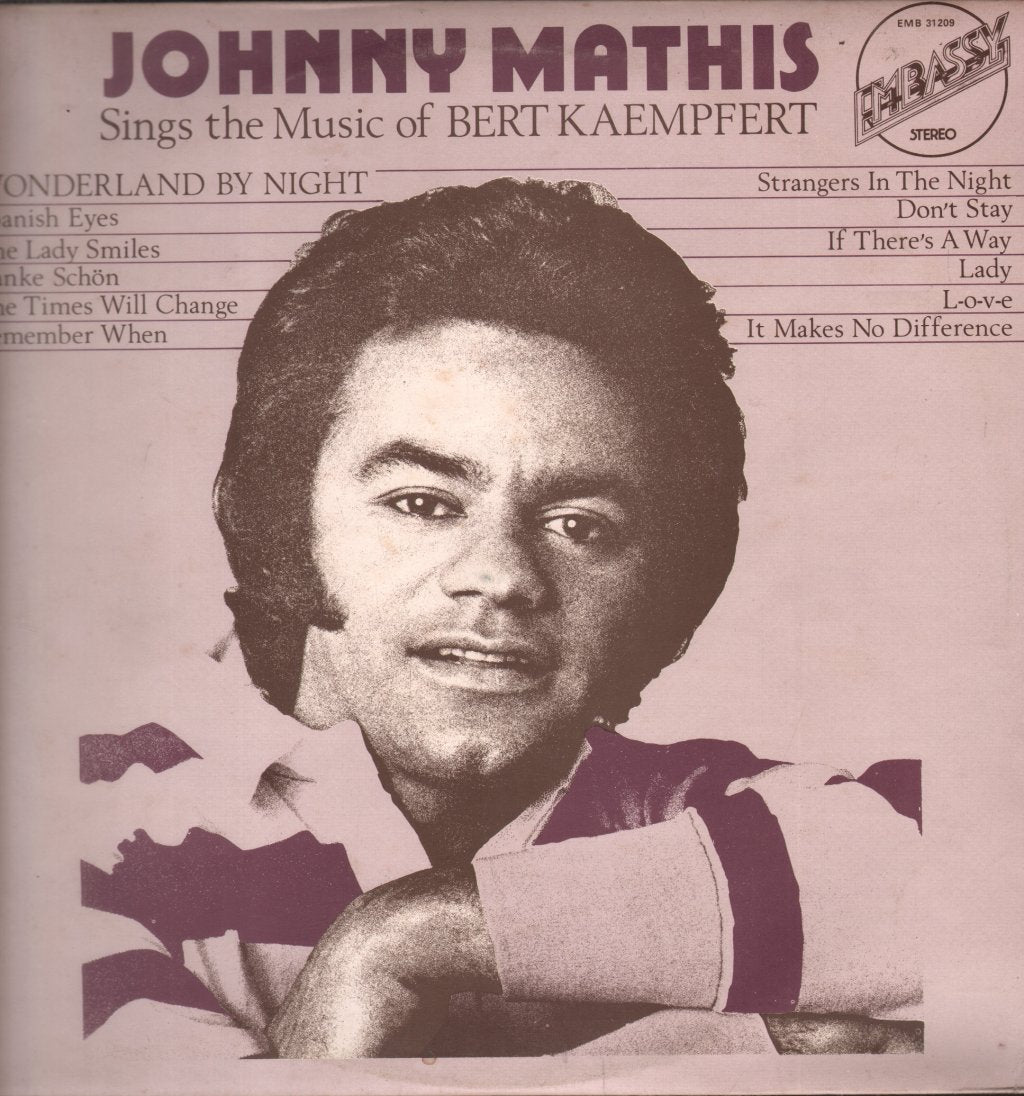 Johnny Mathis - Sings The Music Of Bert Kaempfert - Lp
