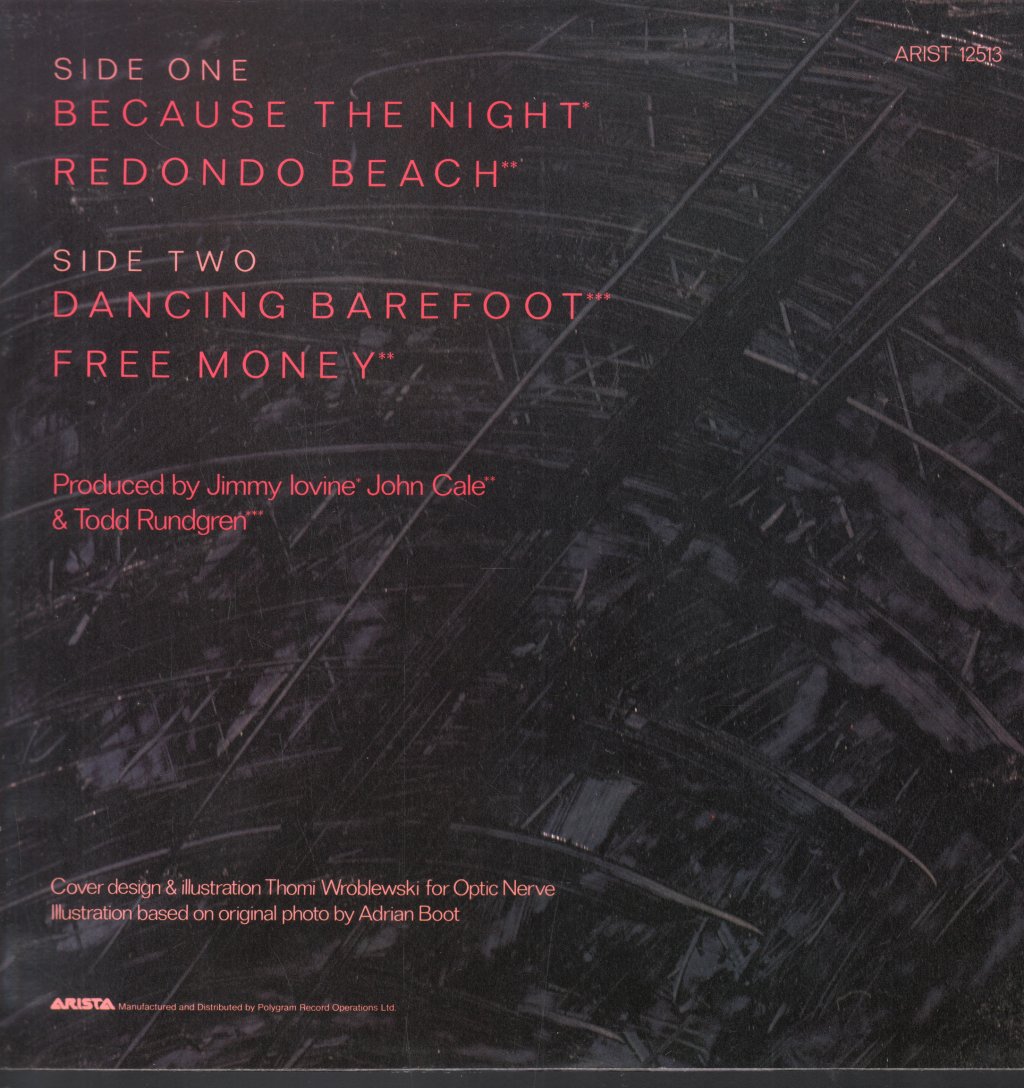 Patti Smith - Because The Night - 12 Inch