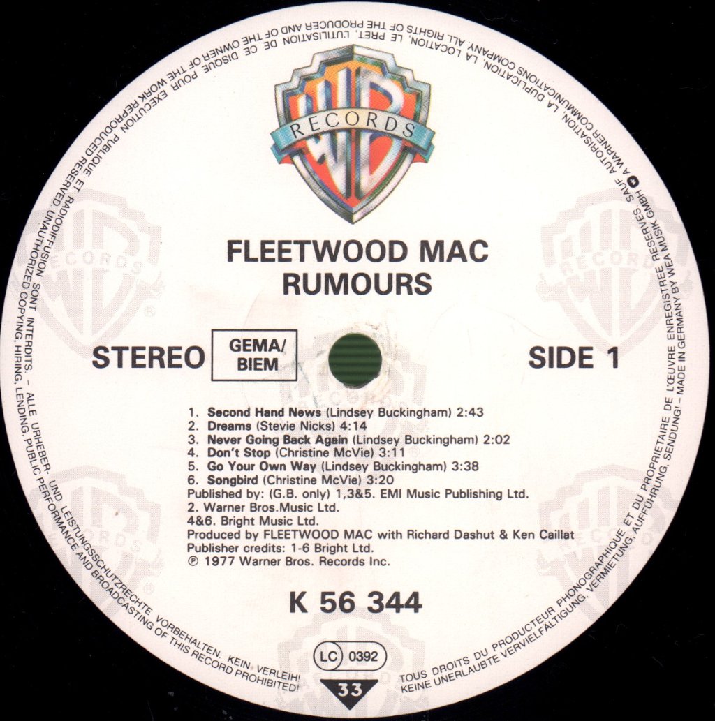 Fleetwood Mac - Rumours - Lp