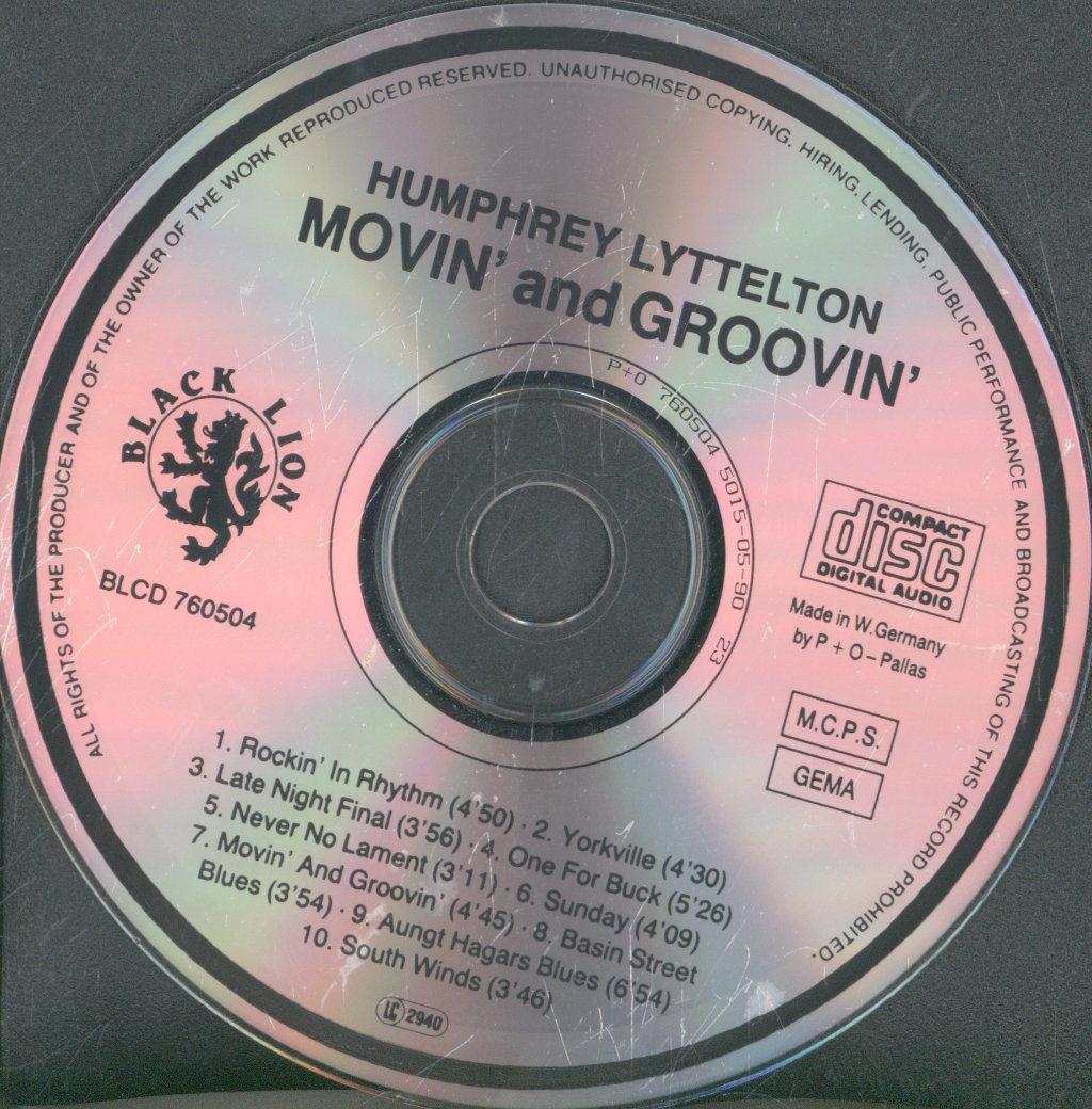 Humphrey Lyttelton - Movin'and Groovin' - Cd