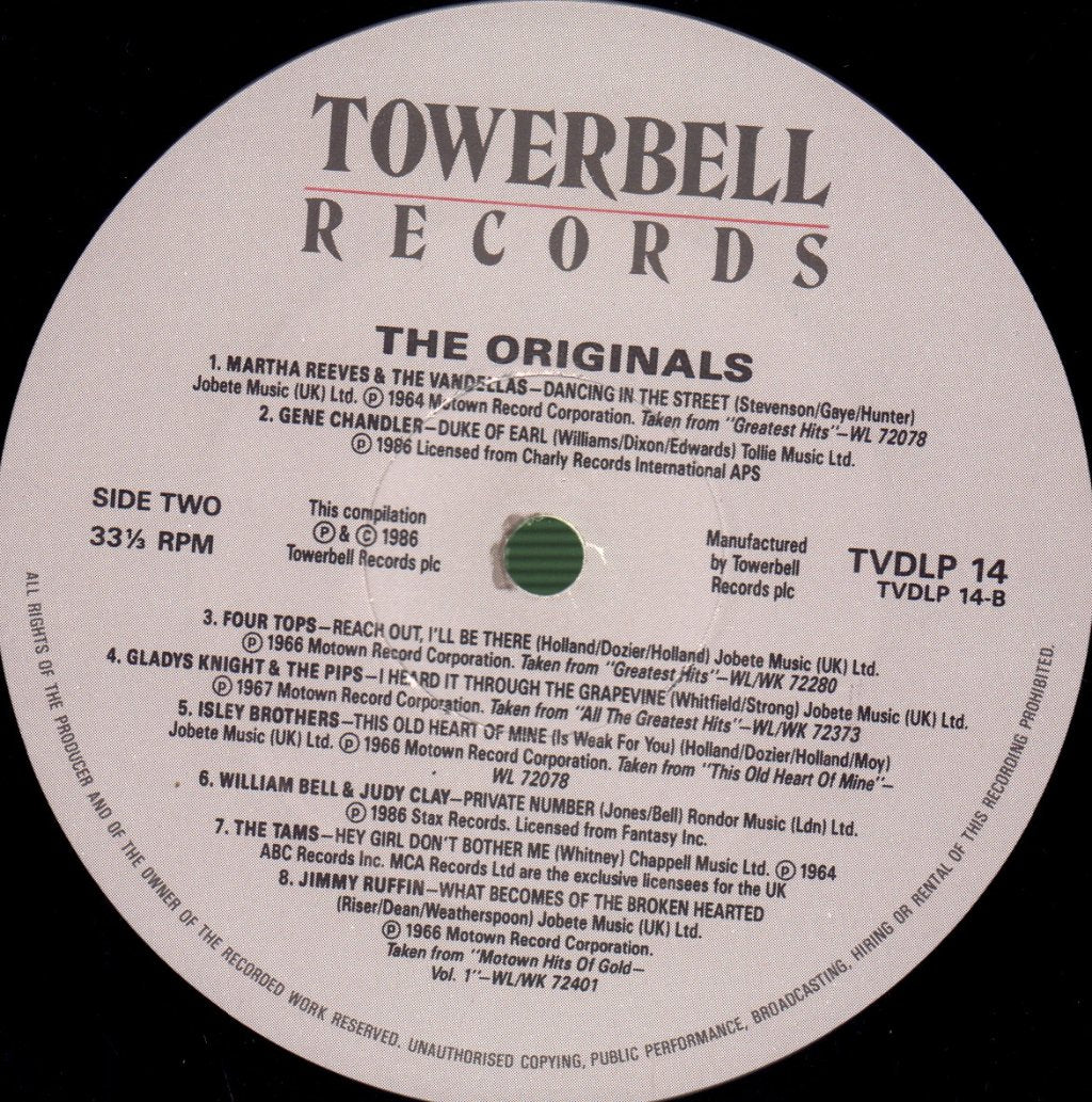 Various Artists - Originals - Double Lp