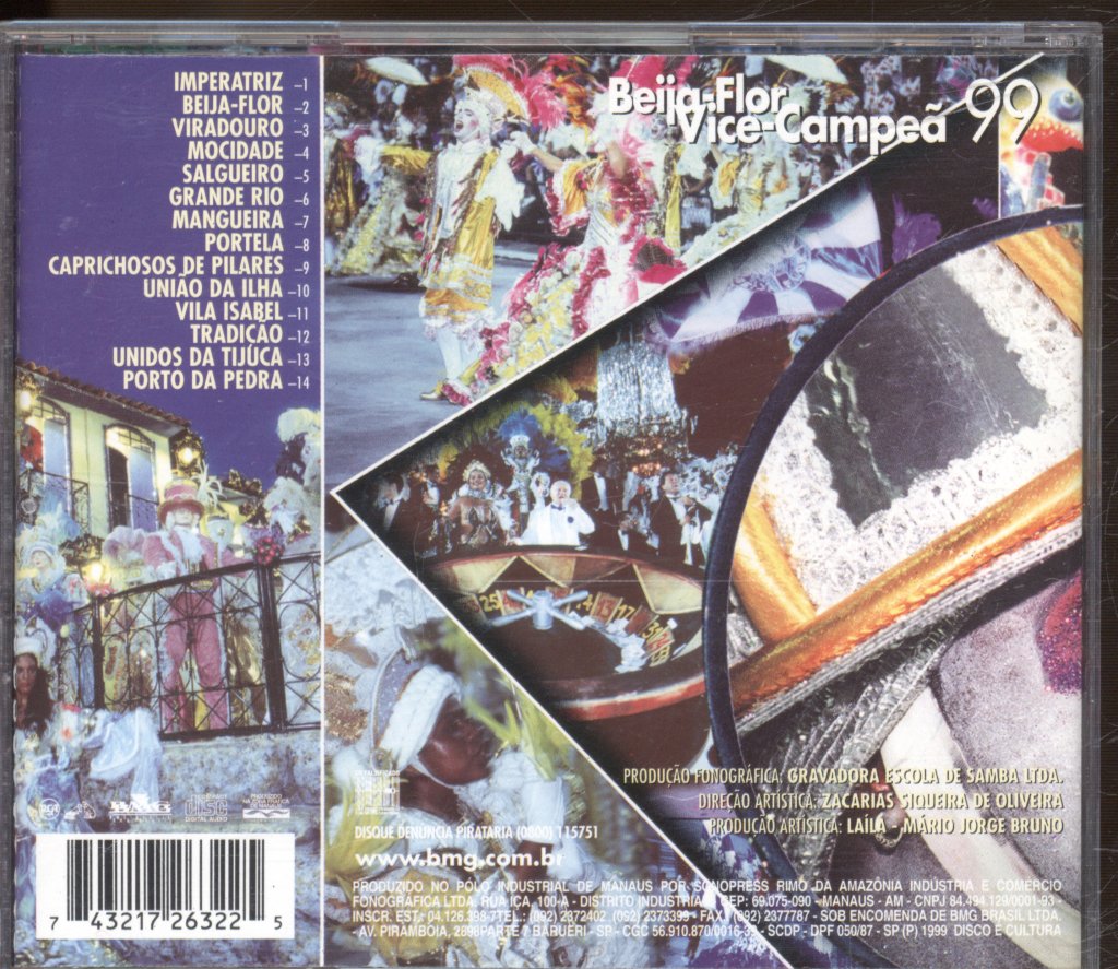 Various Artists - Sambas De Enredo 2000 - Cd