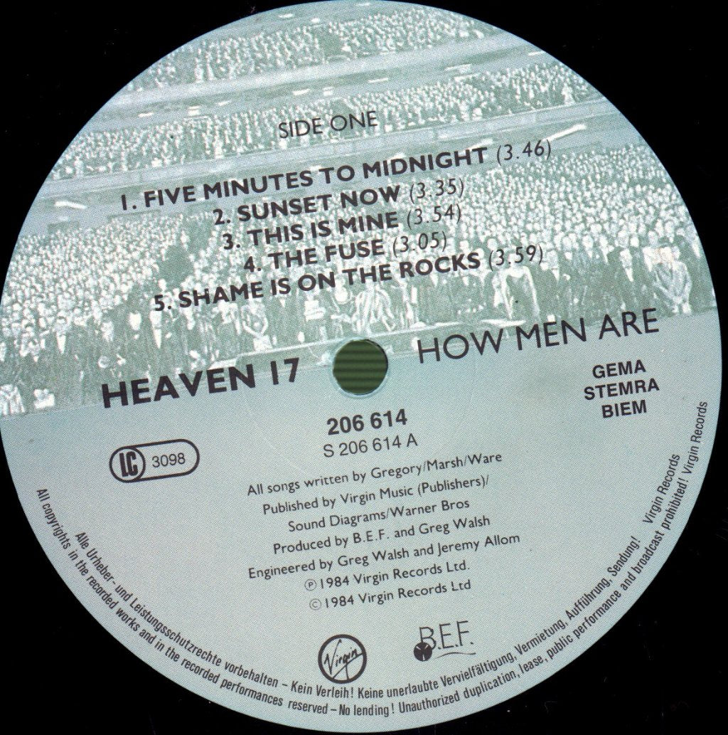 Heaven 17 - How Men Are - Lp