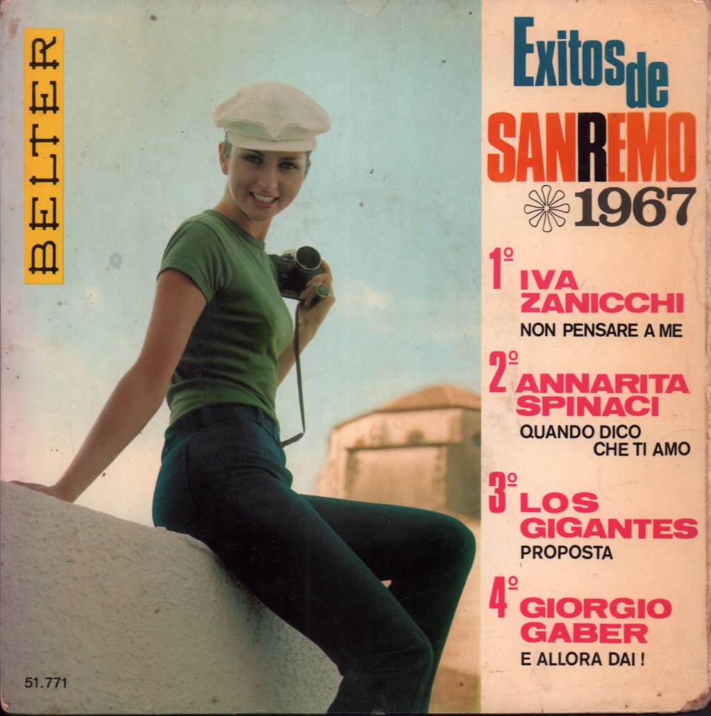 Various Artists - Exitos De San Remo 1967 - 7 Inch