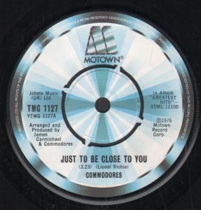 Commodores - Just To Be Close To You - 7 Inch