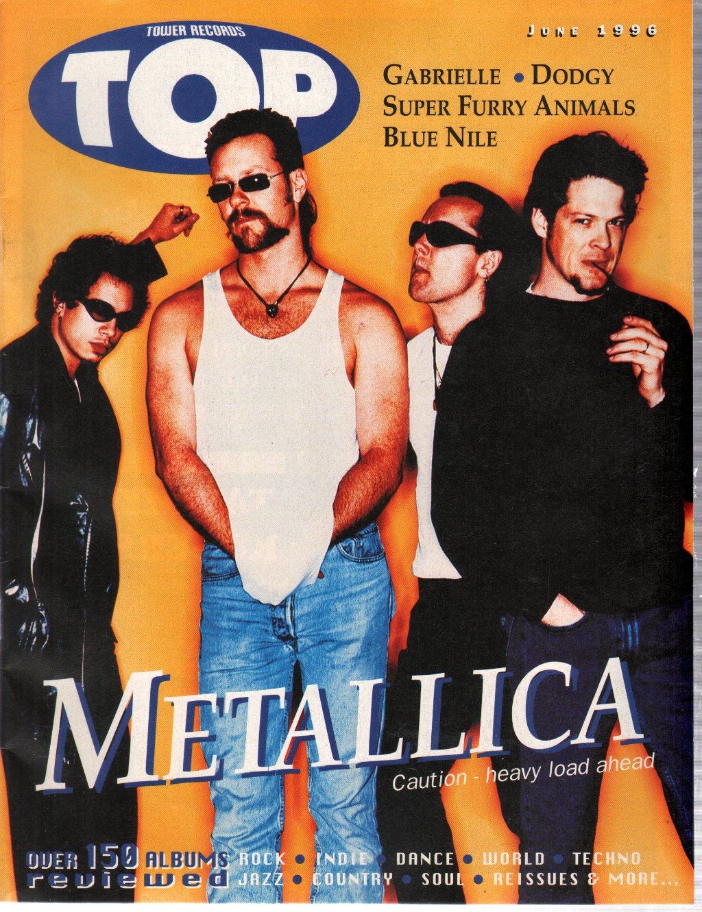 Metallica - Top - June 1996 - Magazine