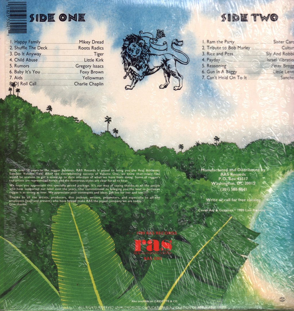 Various Artists - Real Authentic Sampler Volume 2 - Lp