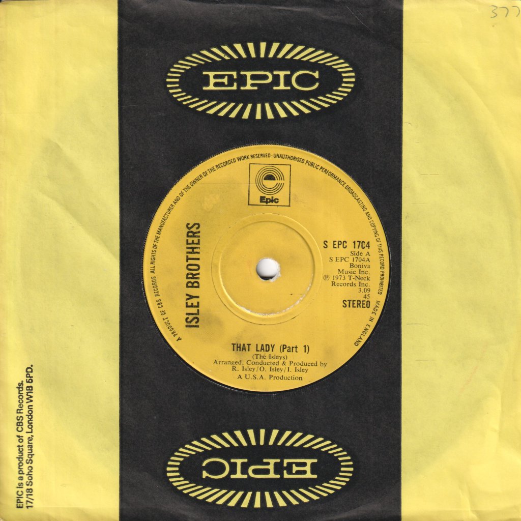 Isley Brothers - That Lady - 7 Inch