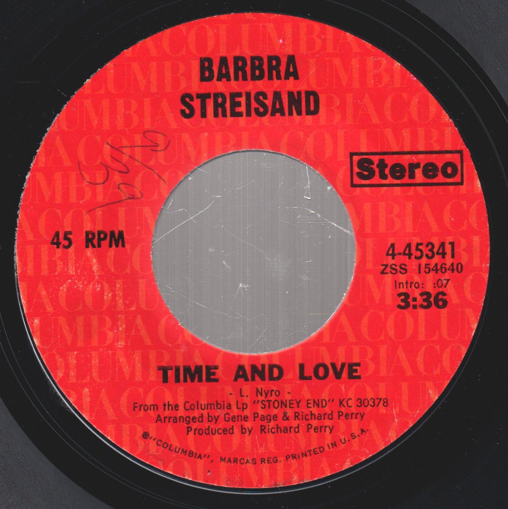 Barbra Streisand - Time And Love - 7 Inch