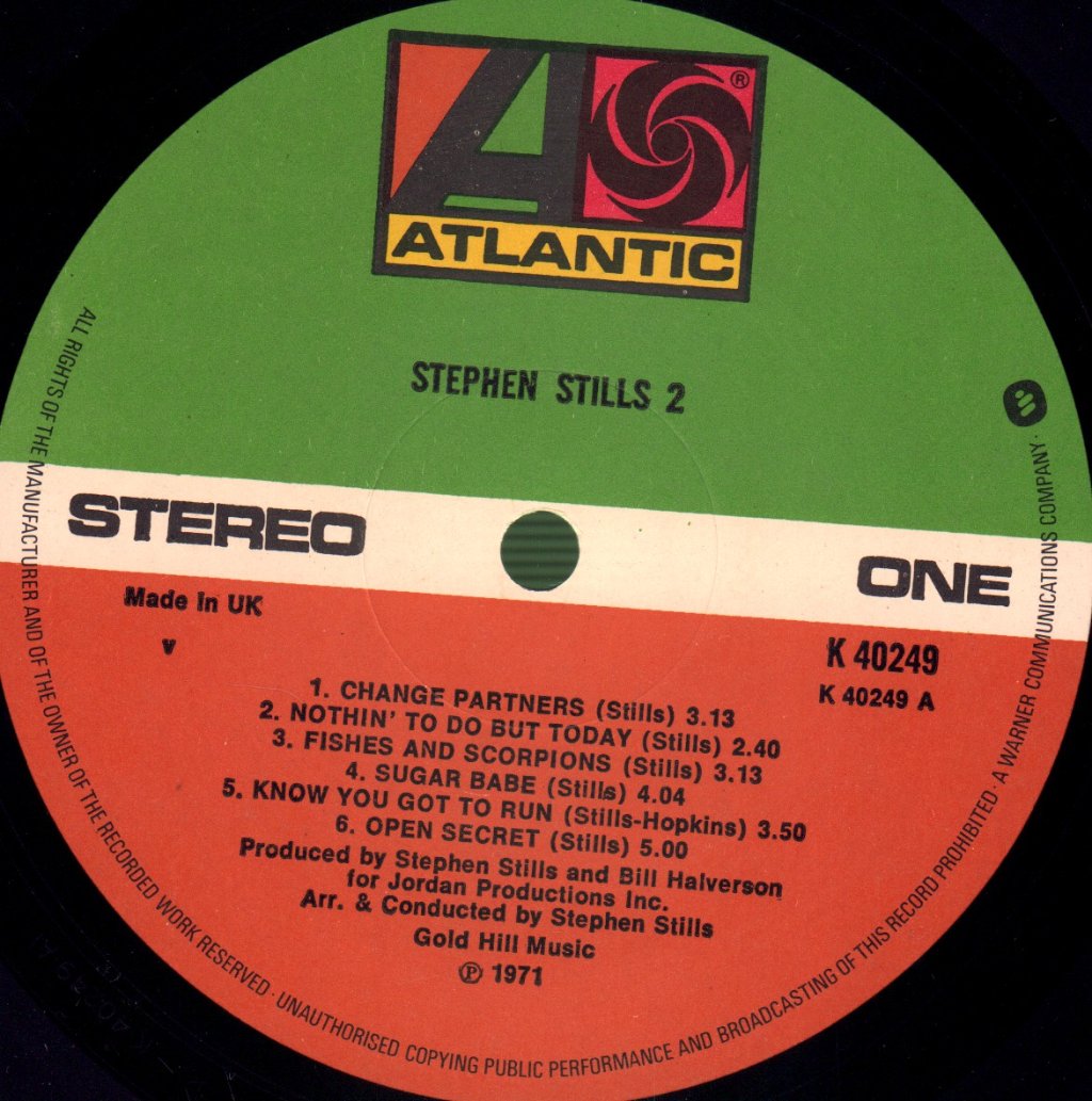 Stephen Stills - Stephen Stills 2 - Lp