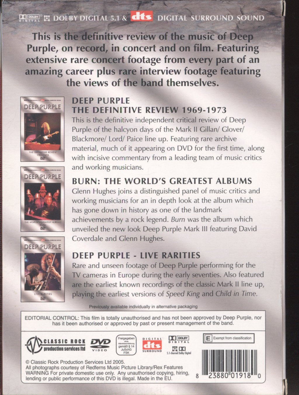 Deep Purple - Ultimate Review - Triple DVD