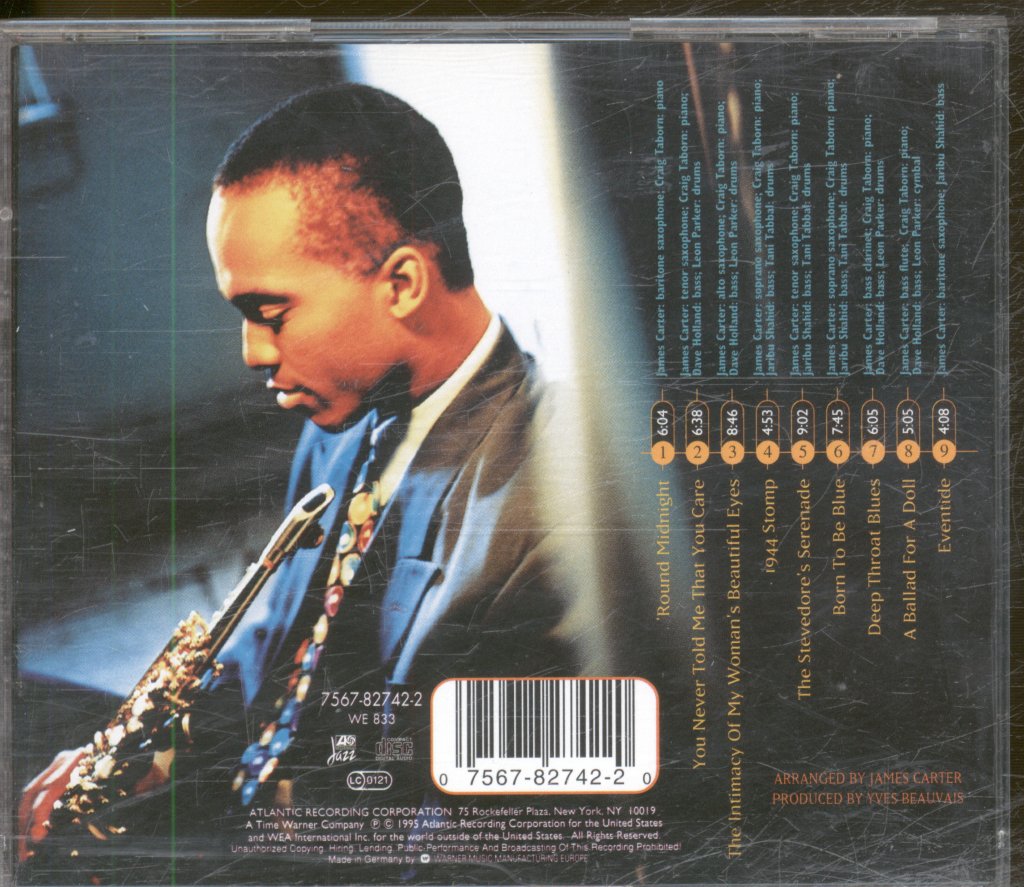 James Carter - Real Quietstorm - Cd