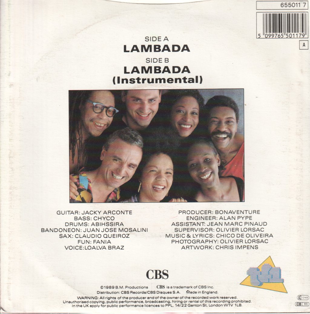 Kaoma - Lambada - 7 Inch