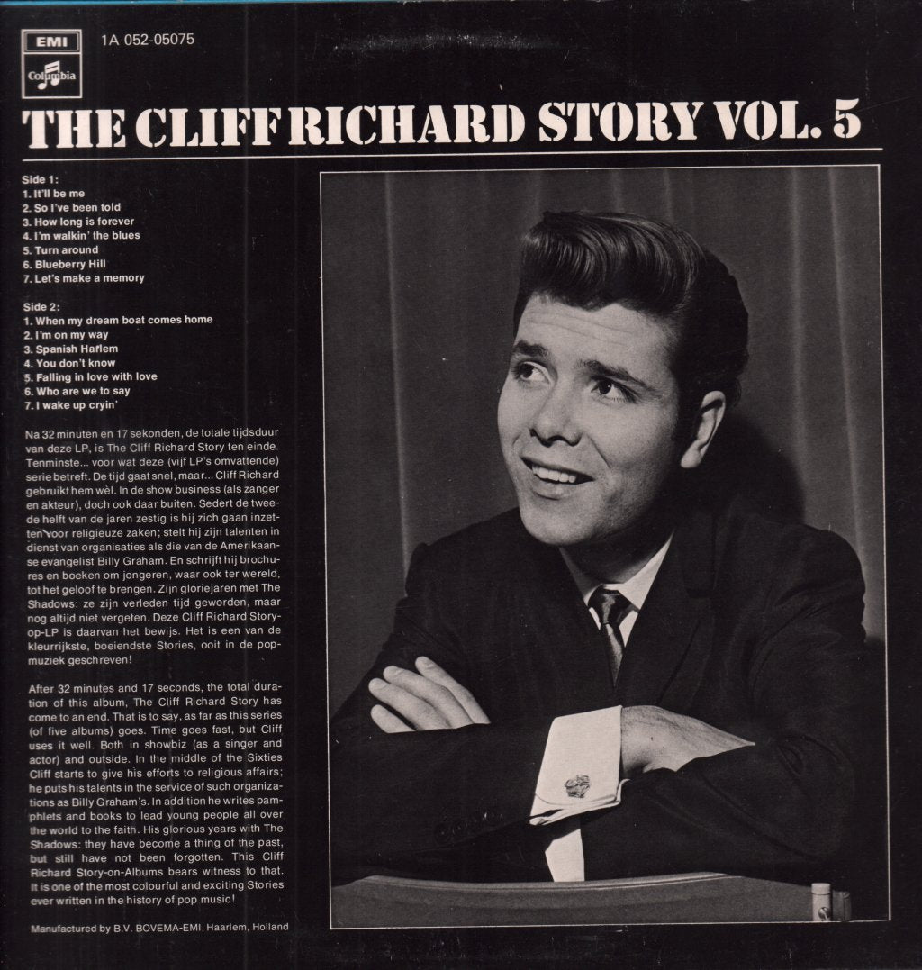 Cliff Richard & The Shadows - Cliff Richard Story Vol 5 - 32 Minutes And 17 Seconds With - Lp