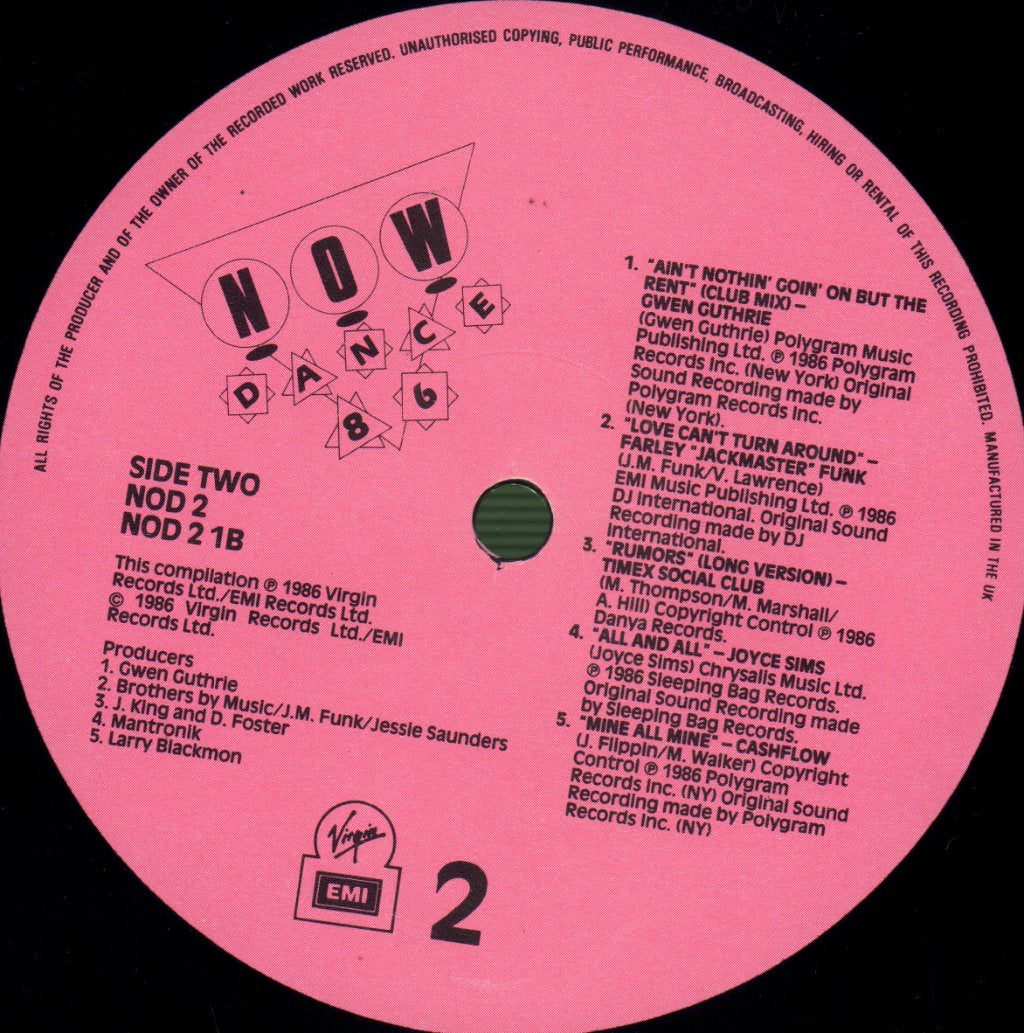 Various Artists - Now Dance 86 - Double Lp