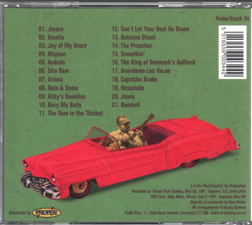 Davy Graham - Playing In Traffic - Cd