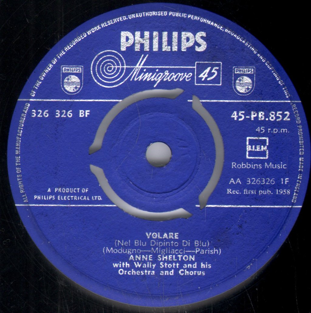 Anne Shelton - Volare - 7 Inch