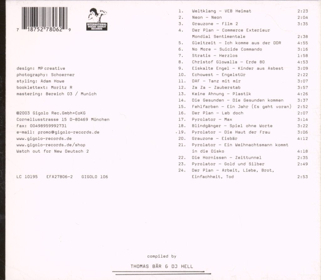 Various Artists - New Deutsch - Cd