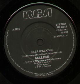 Malibu - Keep Walking - 7 Inch