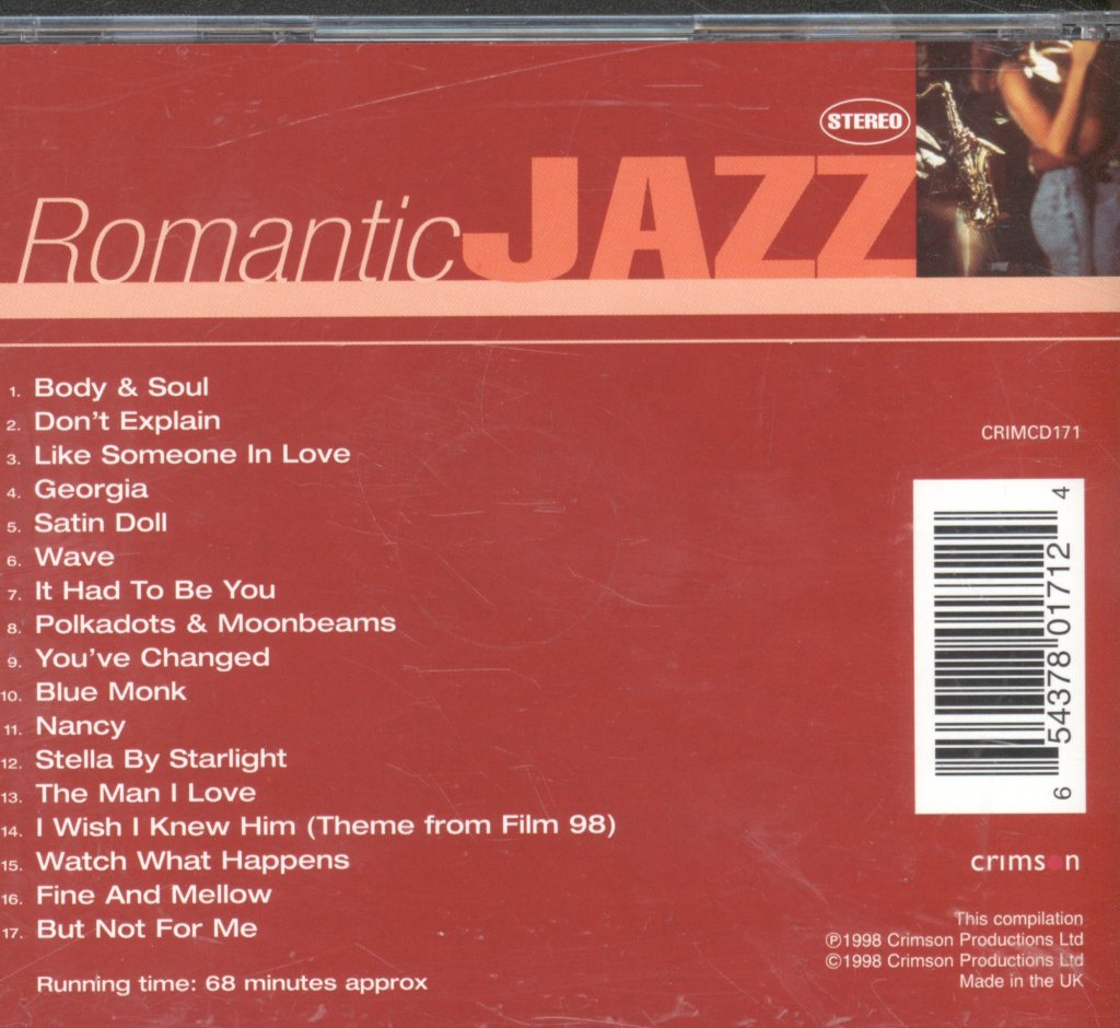 Various Artists - Romantic Jazz - Cd