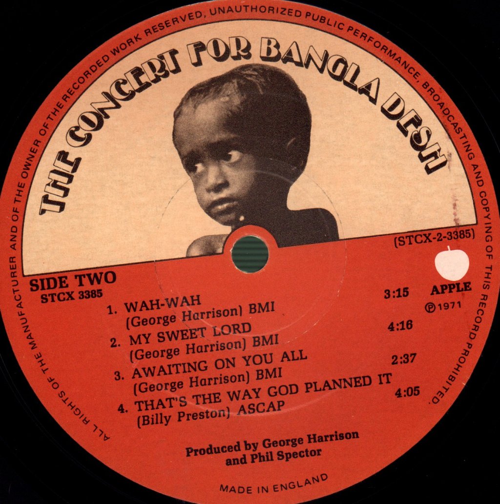 George Harrison - Concert For Bangla Desh - Triple Lp