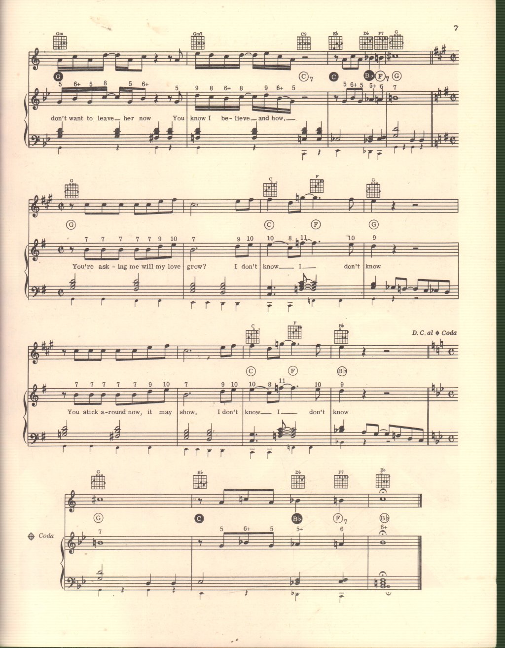 Beatles - Something - Sheet Music