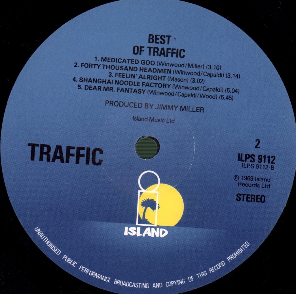 Traffic - Best Of - Lp