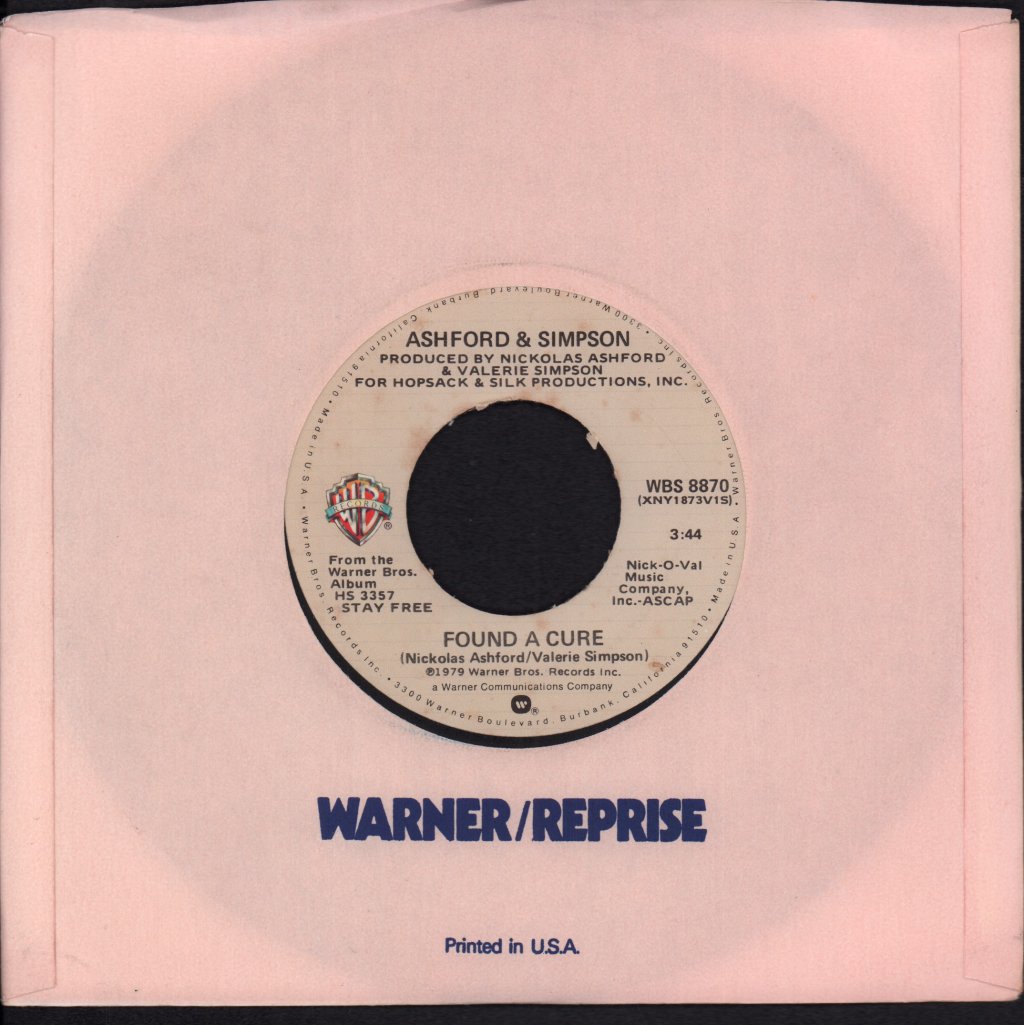 Ashford And Simpson - Found A Cure - 7 Inch