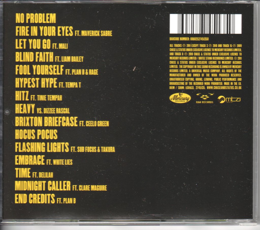 Chase And Status - No More Idols - Cd