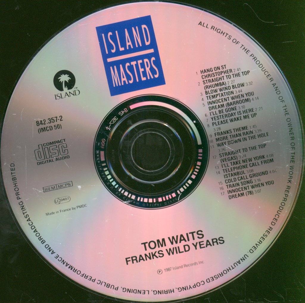 Tom Waits - Franks Wild Years - Cd