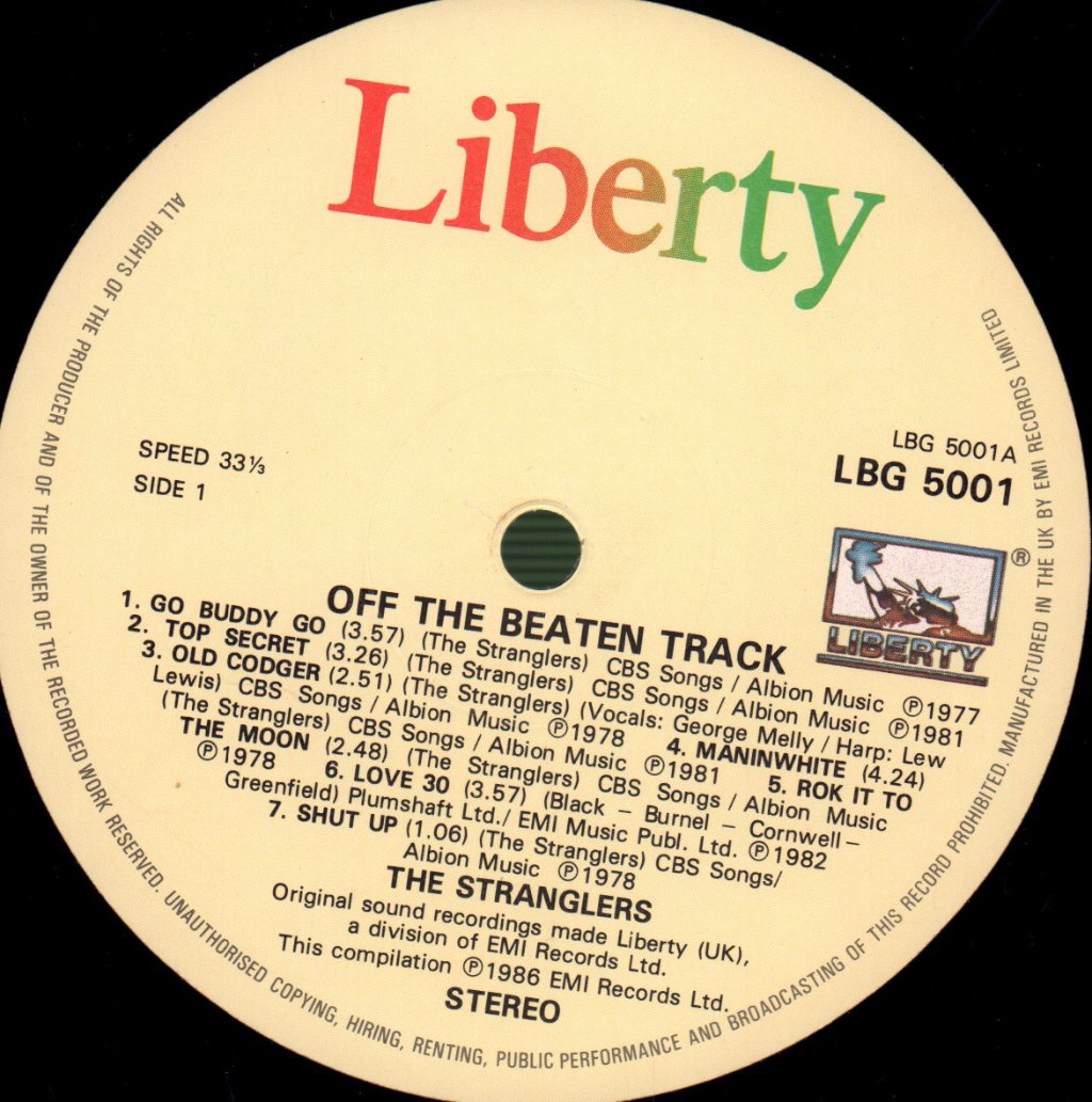 Stranglers - Off The Beaten Track - Lp