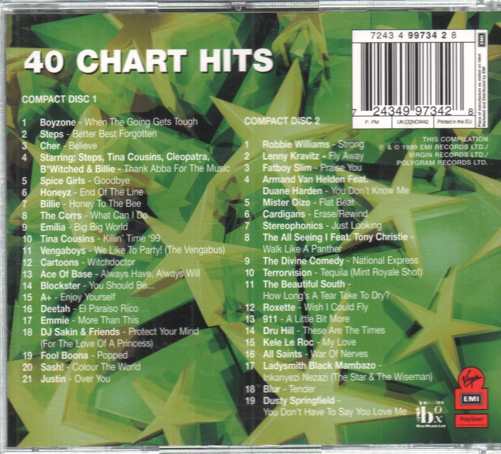Various Artists - Now That's What I Call Music 42 - Double Cd