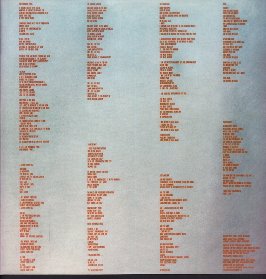 Cure - Pornography - Lp