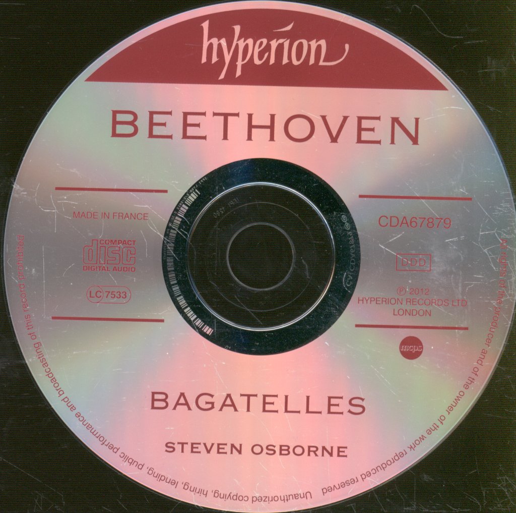 Steven Osborne - Bagatelles Opp 33, 119 & 126, WoO52, 56 & 59–61 - Cd