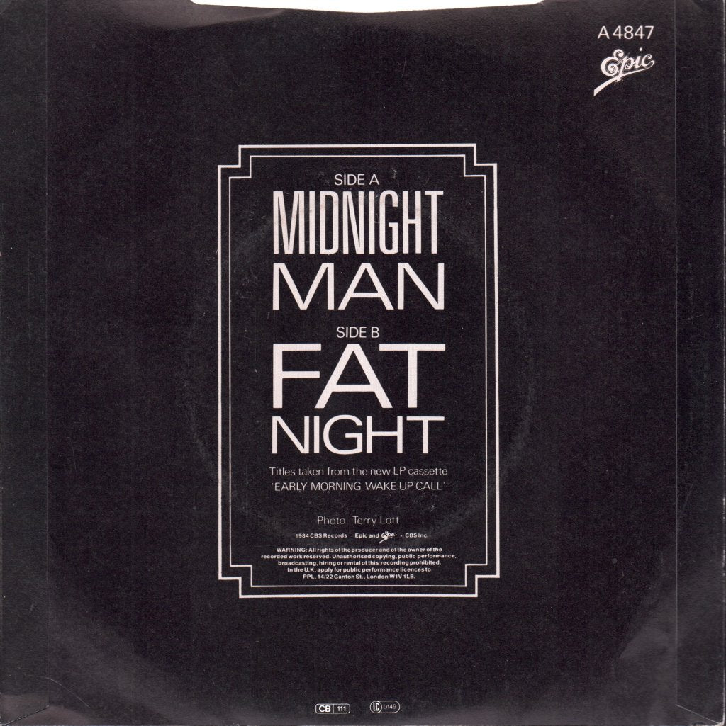 Flash And The Pan - Midnight Man - 7 Inch