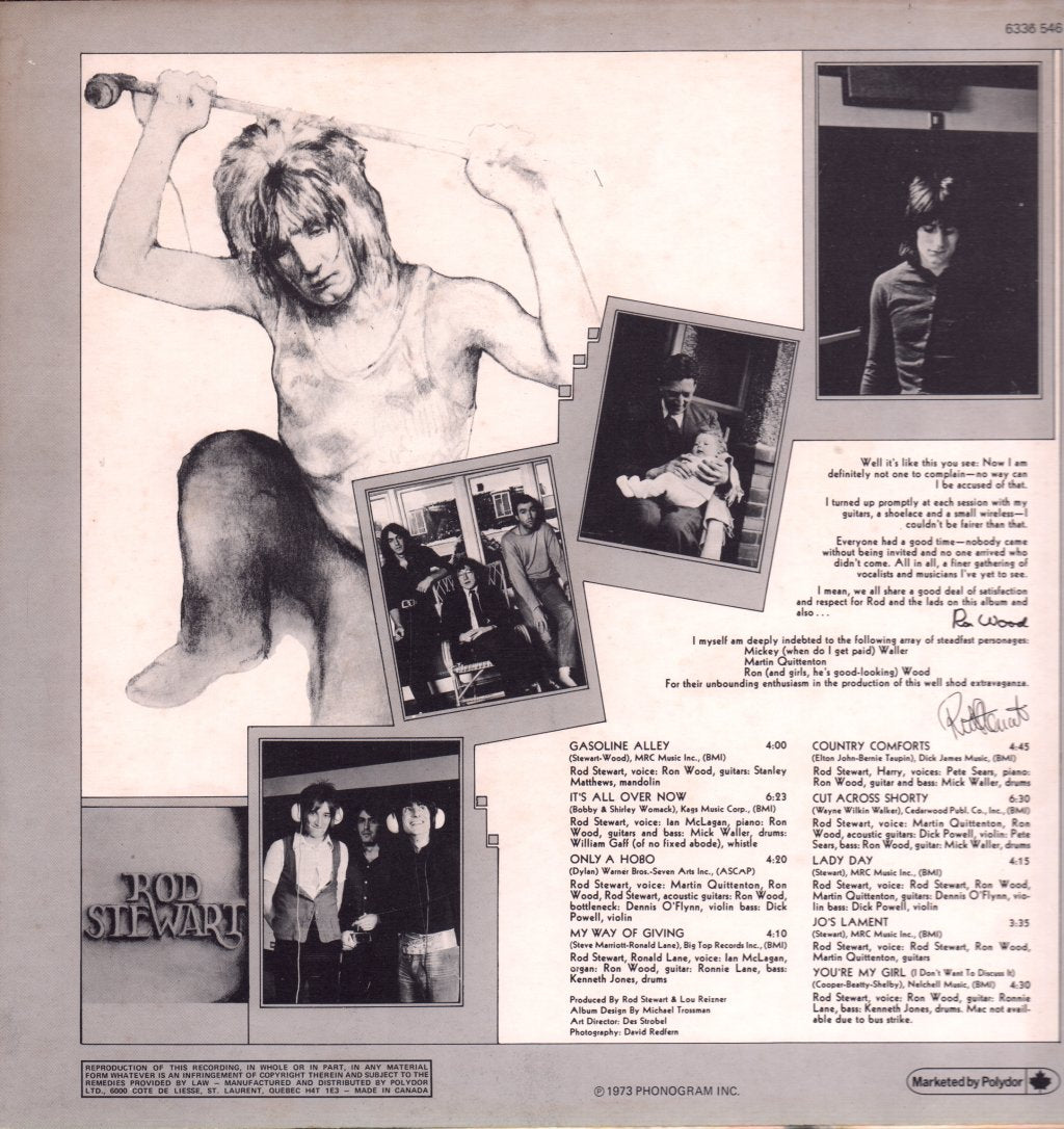 Rod Stewart - Gasoline Alley - Lp