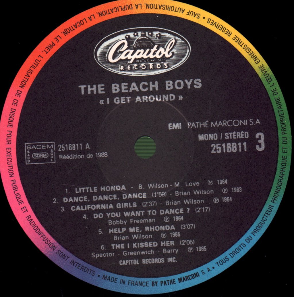 Beach Boys - I Get Around - Double Lp