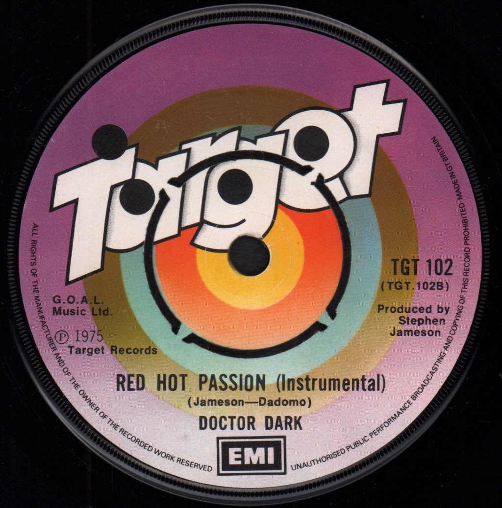 Doctor Dark - Red Hot Passion - 7 Inch