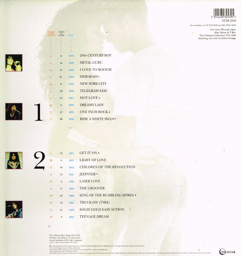 Marc Bolan And T Rex - Ultimate Collection - Lp