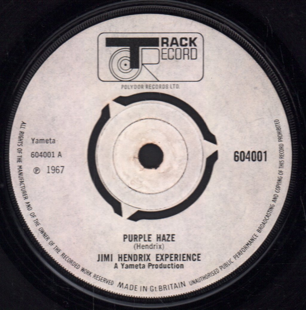 Jimi Hendrix Experience - Purple Haze - 7 Inch