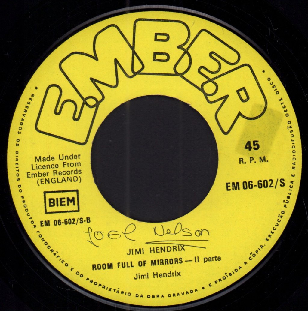 Jimi Hendrix - Room Full Of Mirrors - 7 Inch