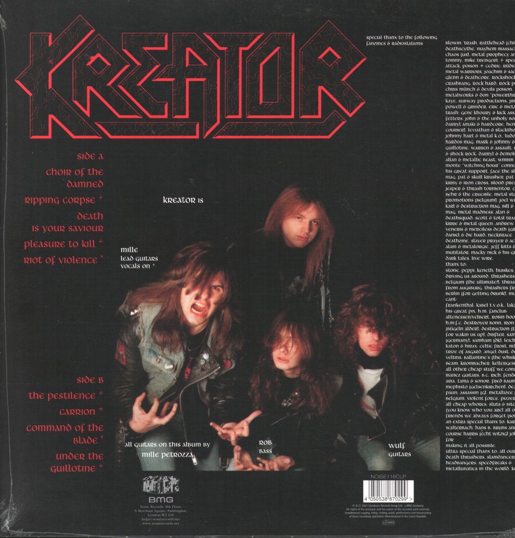 Kreator - Pleasure To Kill - Lp