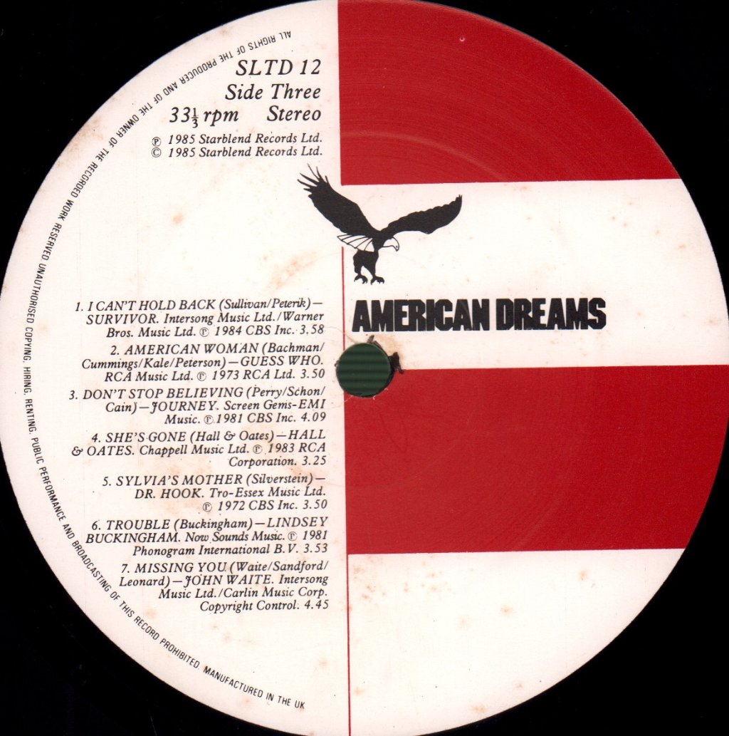 Various Artists - American Dreams - Lp