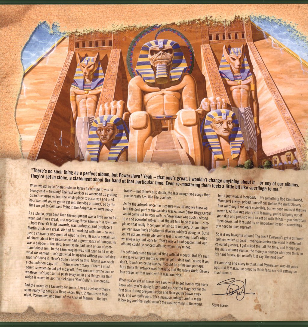Iron Maiden - Powerslave (40th Anniversary Zoetrope Edition) - Lp